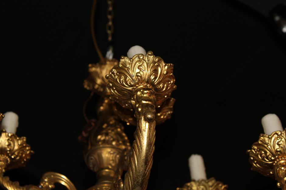French Bronze Chandelier