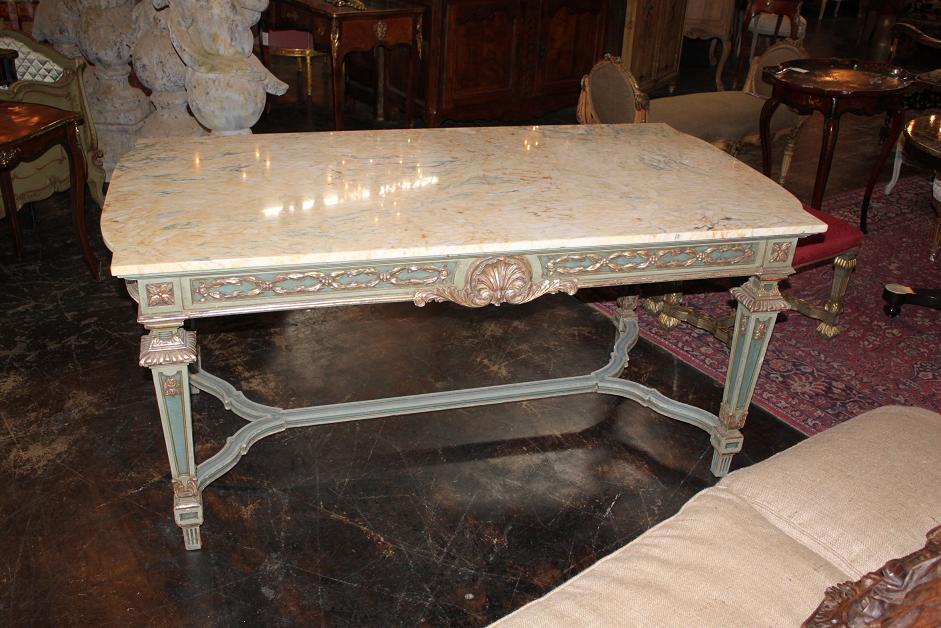 Italian Parcel Gilt Center Table