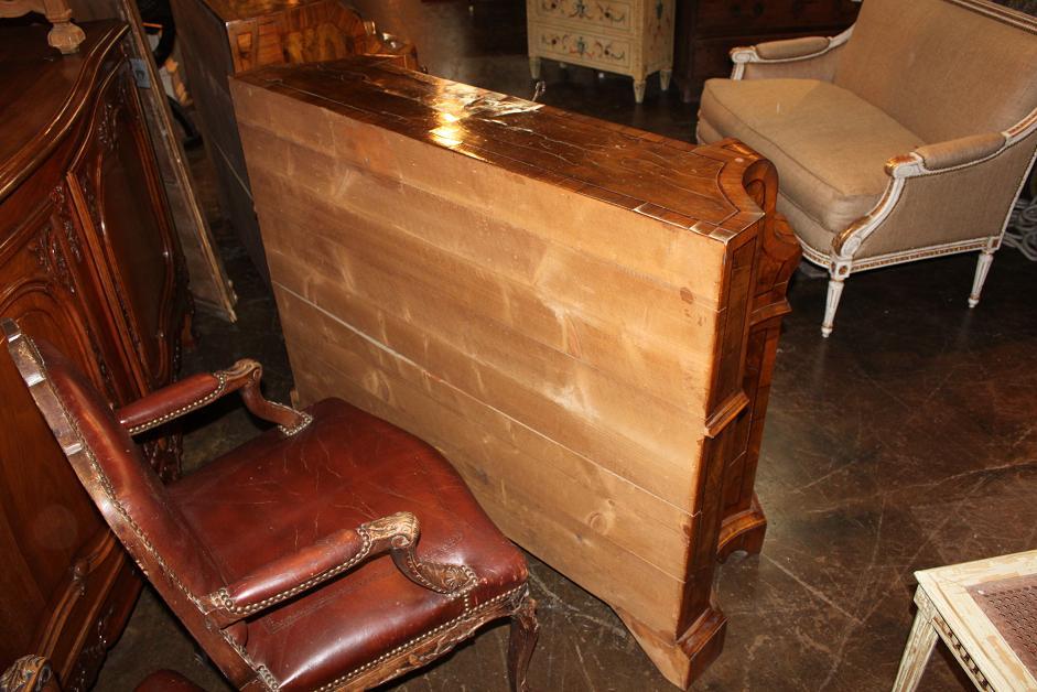 Italian Burl Walnut Bureau
