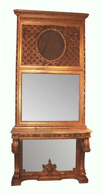 Italian Console & Mirror