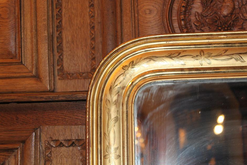 Gold Louis Philippe Mirror