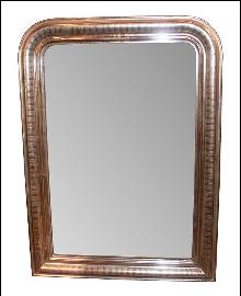 Silver Louis Philippe Mirror
