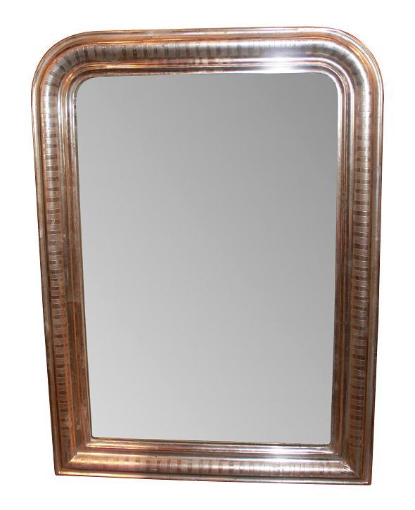 Silver Louis Philippe Mirror