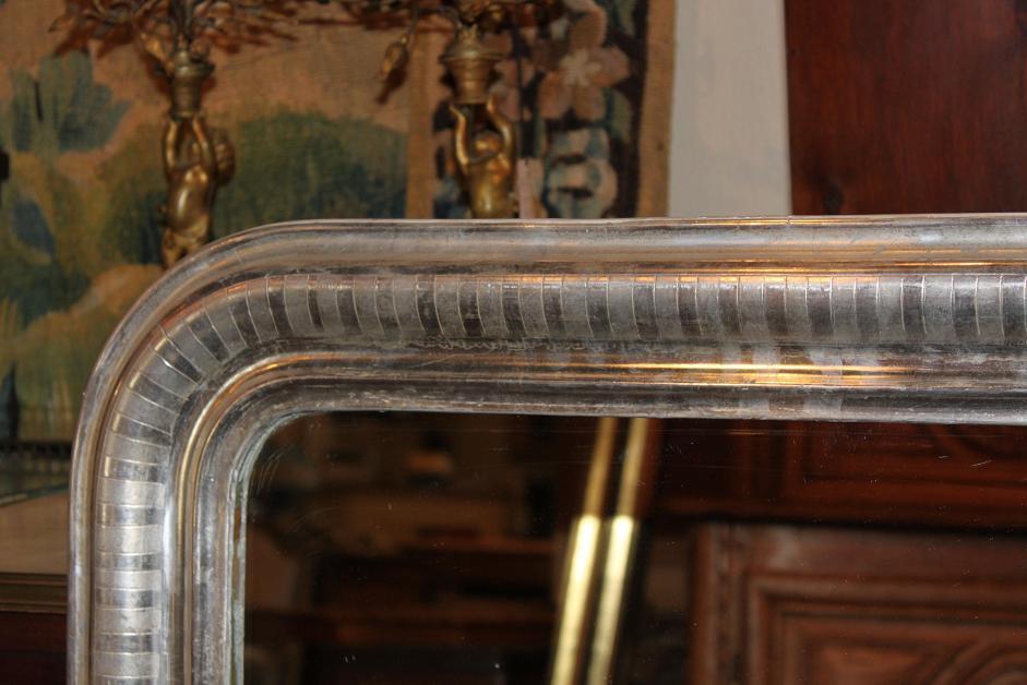 Silver Louis Philippe Mirror