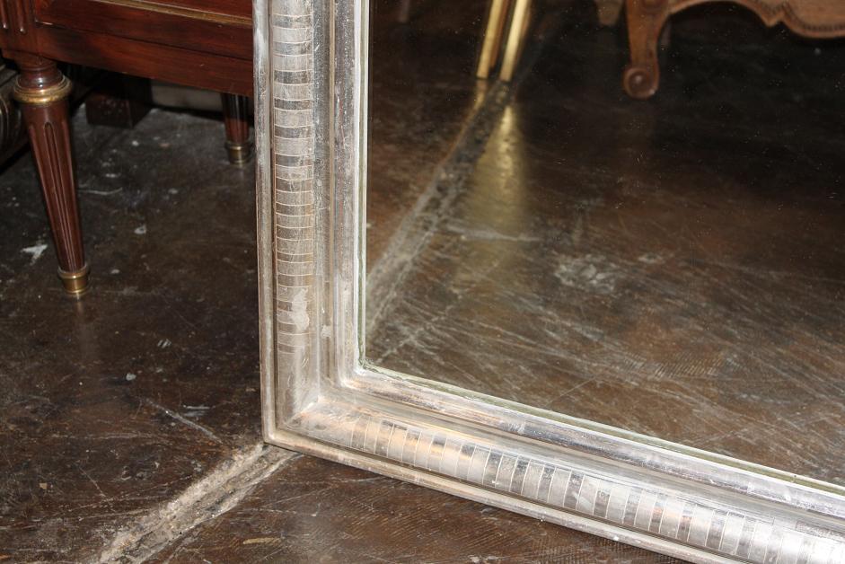 Silver Louis Philippe Mirror