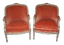 Pair Italian Painted Armchairs