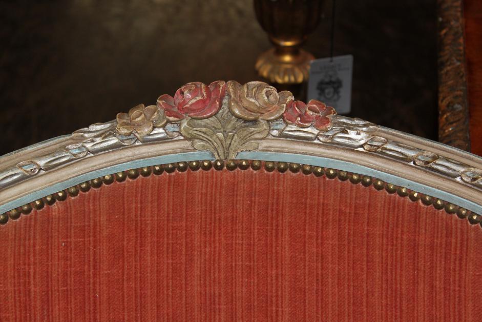 Pair Italian Painted Armchairs
