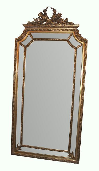 Large French Giltwood Mirror