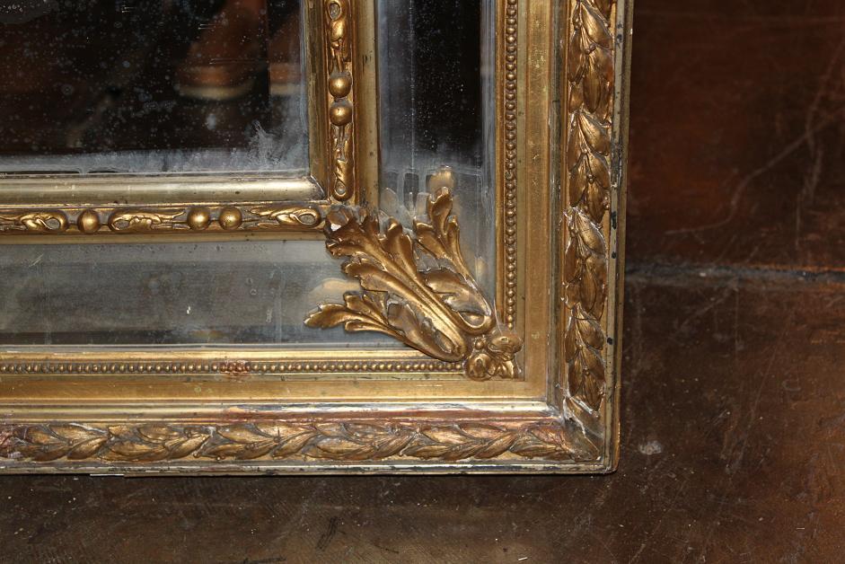 Large French Giltwood Mirror