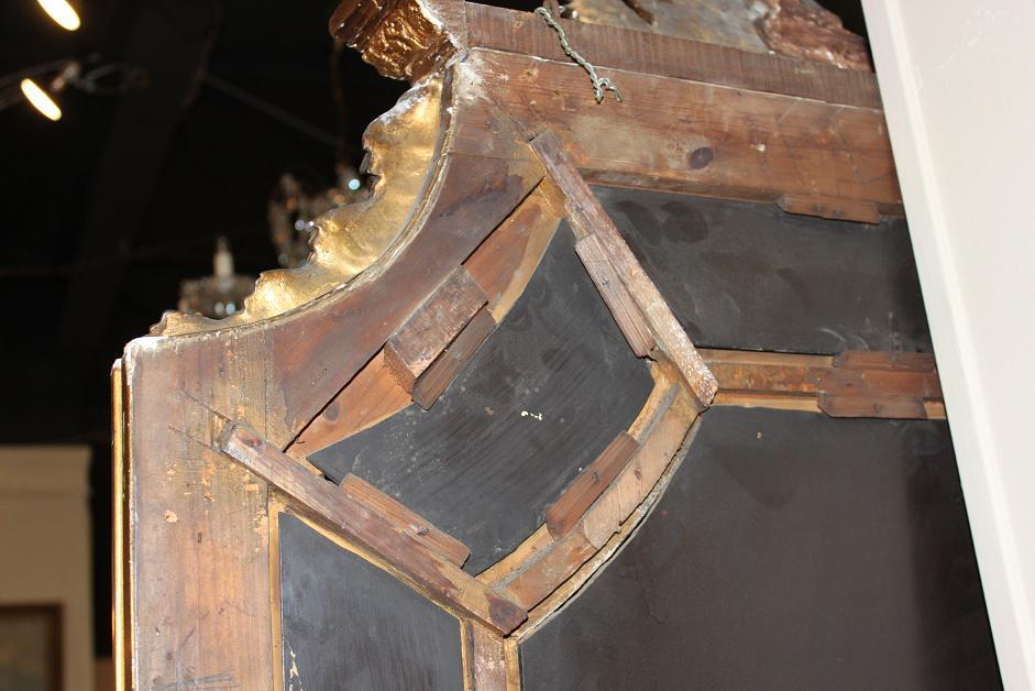 Large French Giltwood Mirror