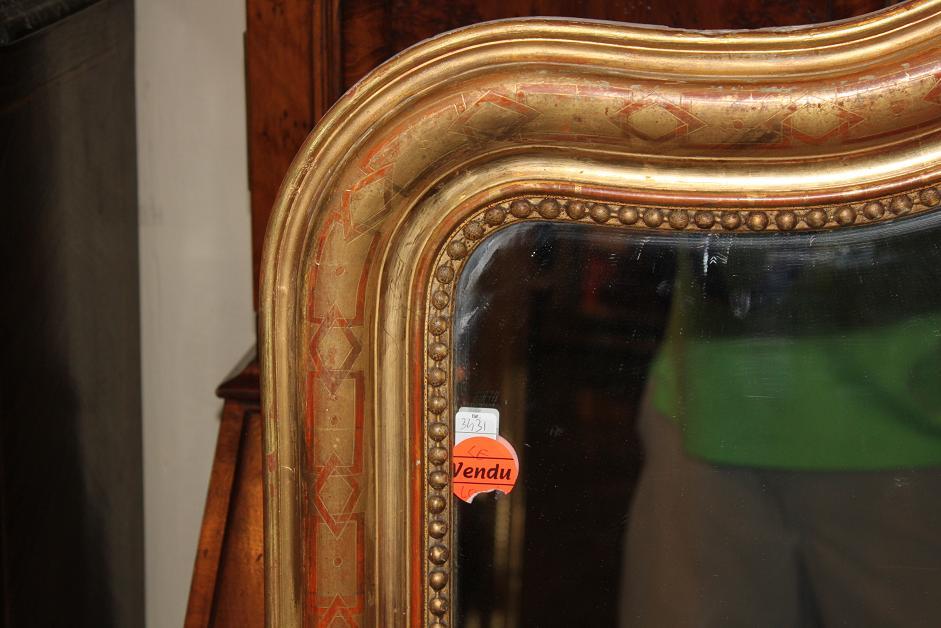 Louis Philippe Arched Top Mirror