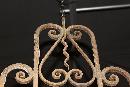 Pair Heavy Iron Chandeliers