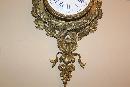 French Bronze Cartel Clock
