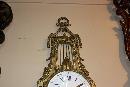 French Bronze Cartel Clock