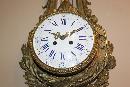 French Bronze Cartel Clock
