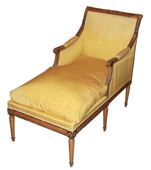 French Directoire Chaise Lounge