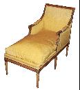 French Directoire Chaise Lounge
