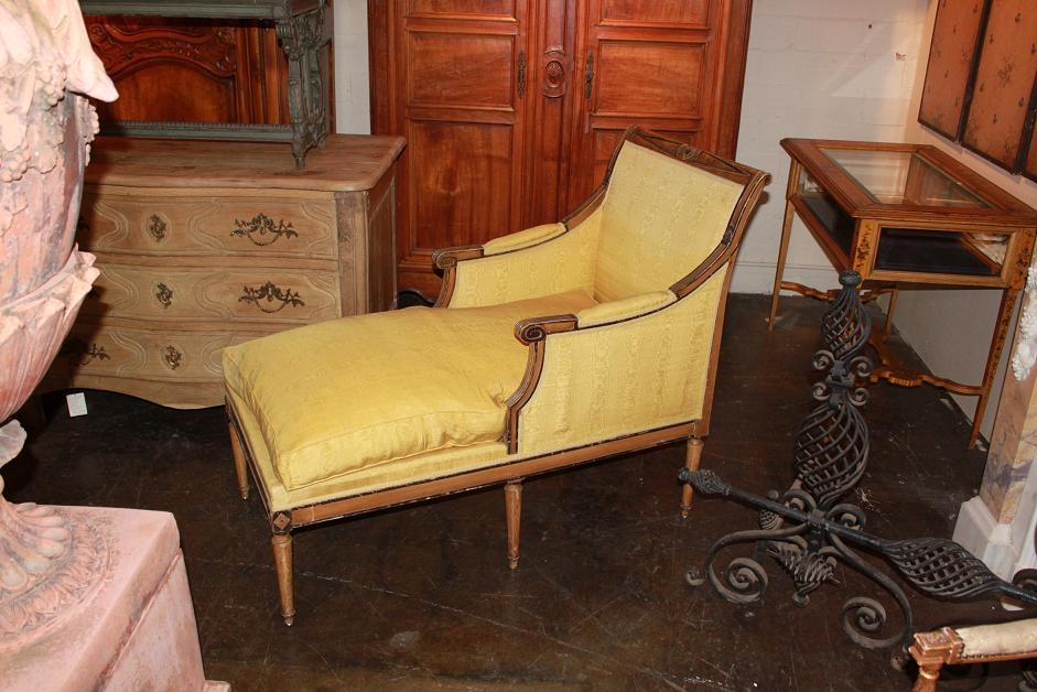 French Directoire Chaise Lounge