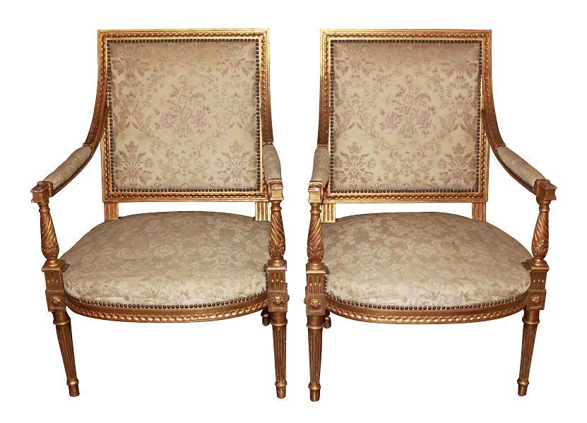 Pair Louis XVI Chairs