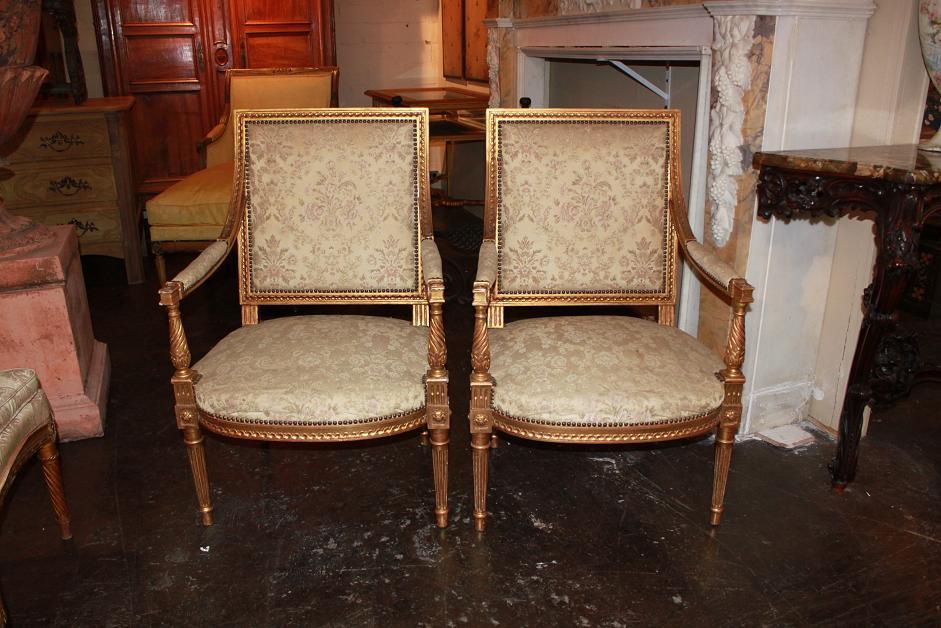 Pair Louis XVI Chairs