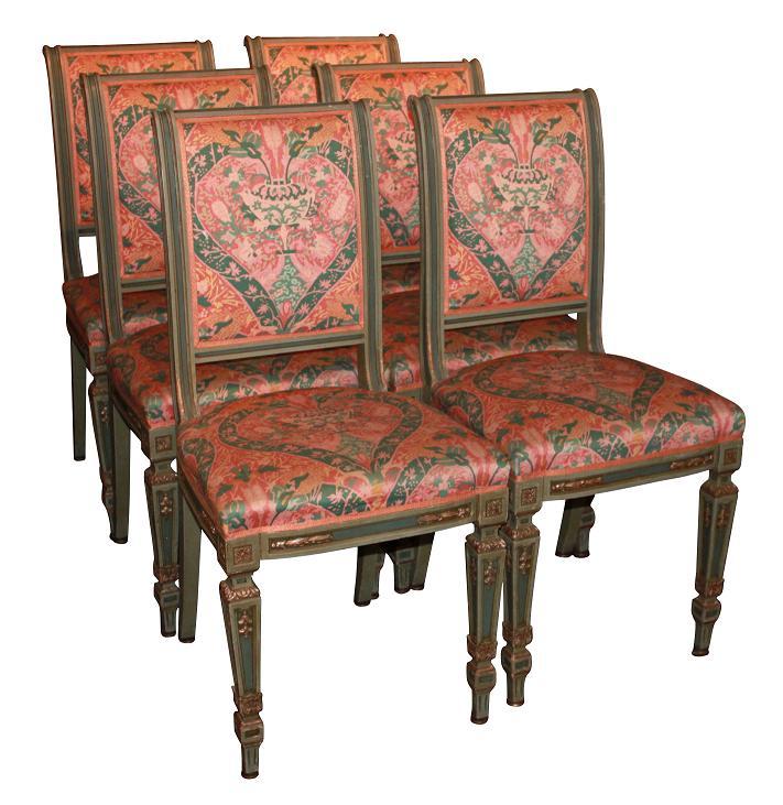 Set of 6 Italian Side Chairs