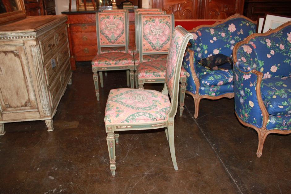 Set of 6 Italian Side Chairs