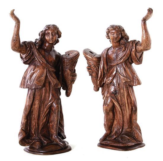 Pair 18th Century Italian Figures