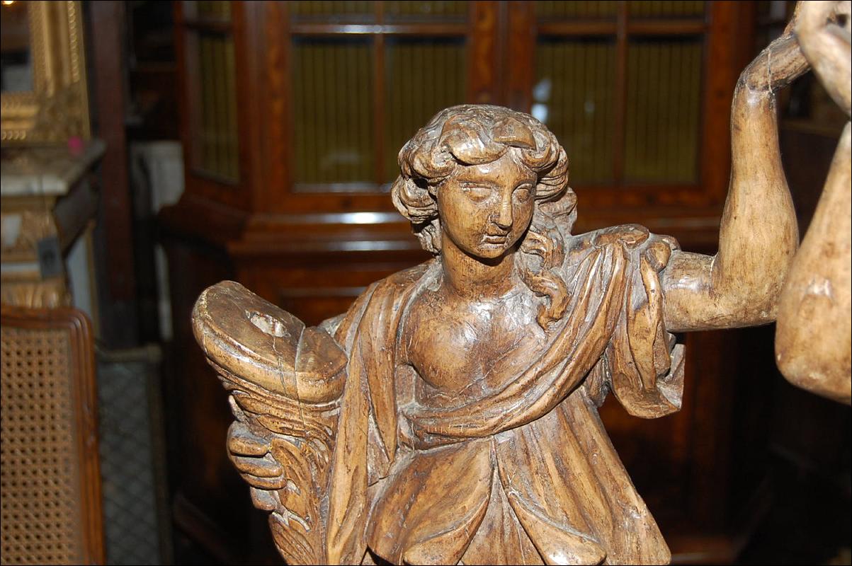 Pair 18th Century Italian Figures
