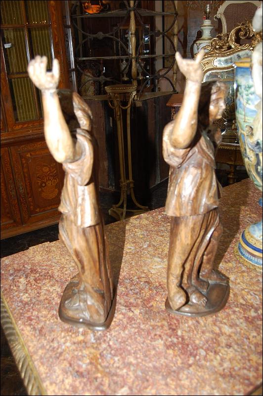 Pair 18th Century Italian Figures