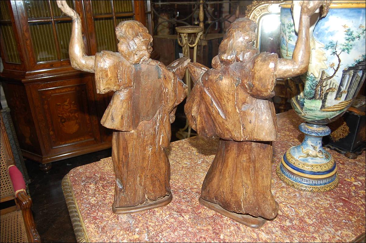 Pair 18th Century Italian Figures