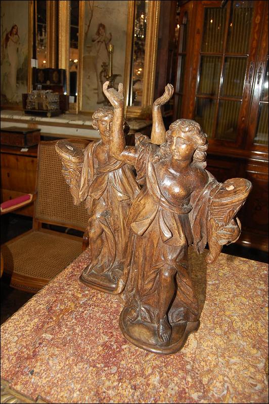 Pair 18th Century Italian Figures