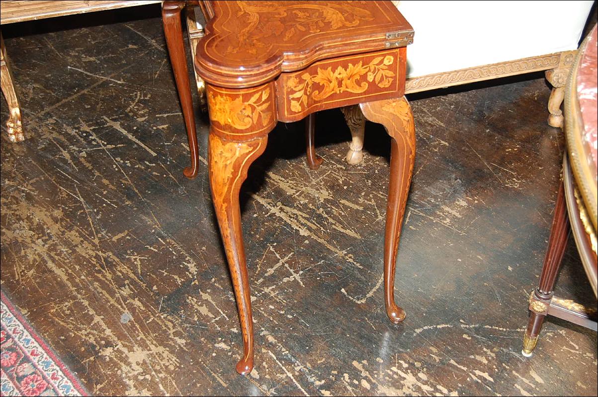 Continental Marquetry Games Table