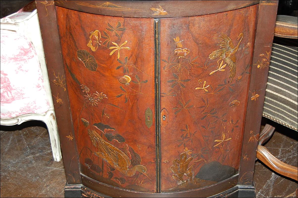 Antique Oriental Corner Cabinet