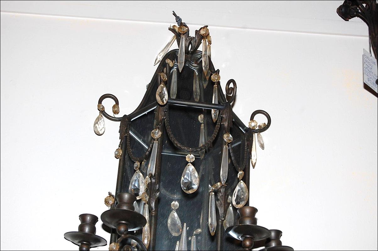 Pair Mirrored Sconces