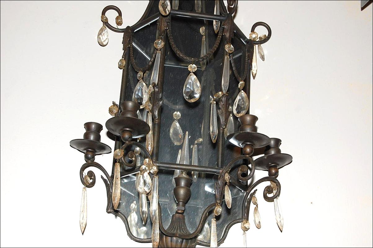 Pair Mirrored Sconces