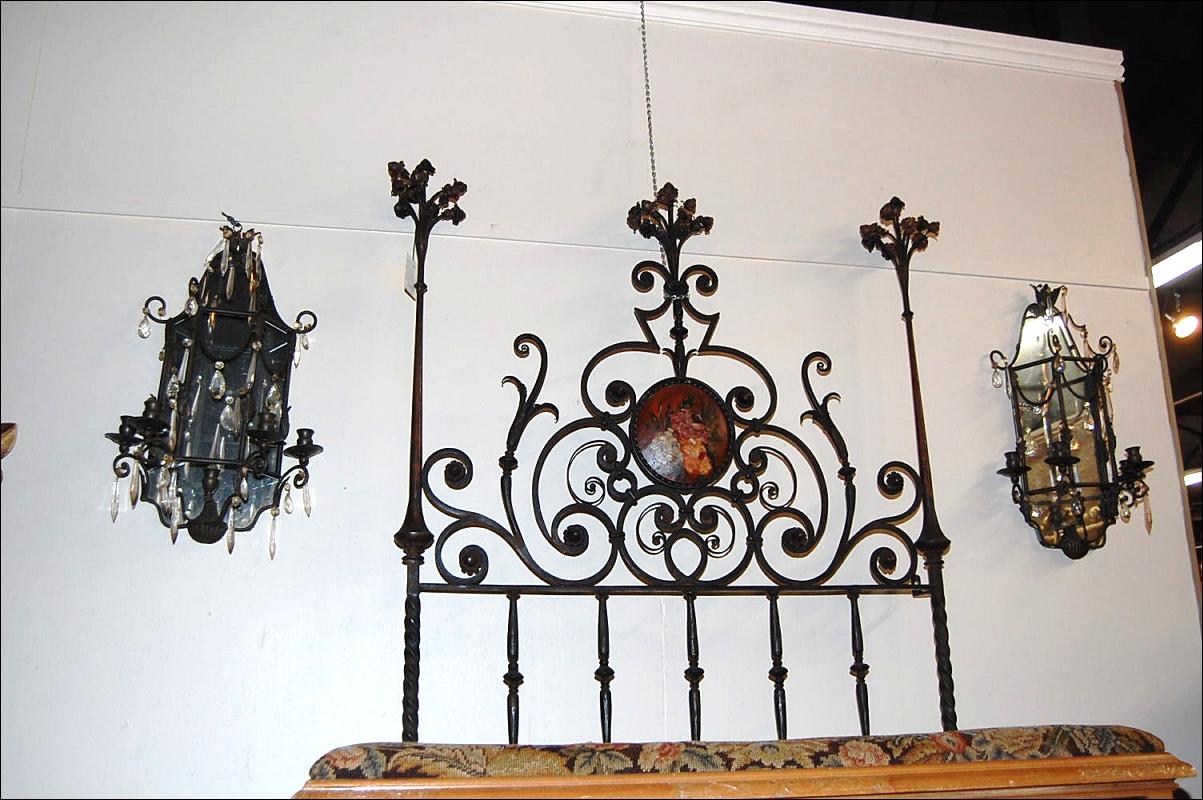 Pair Mirrored Sconces