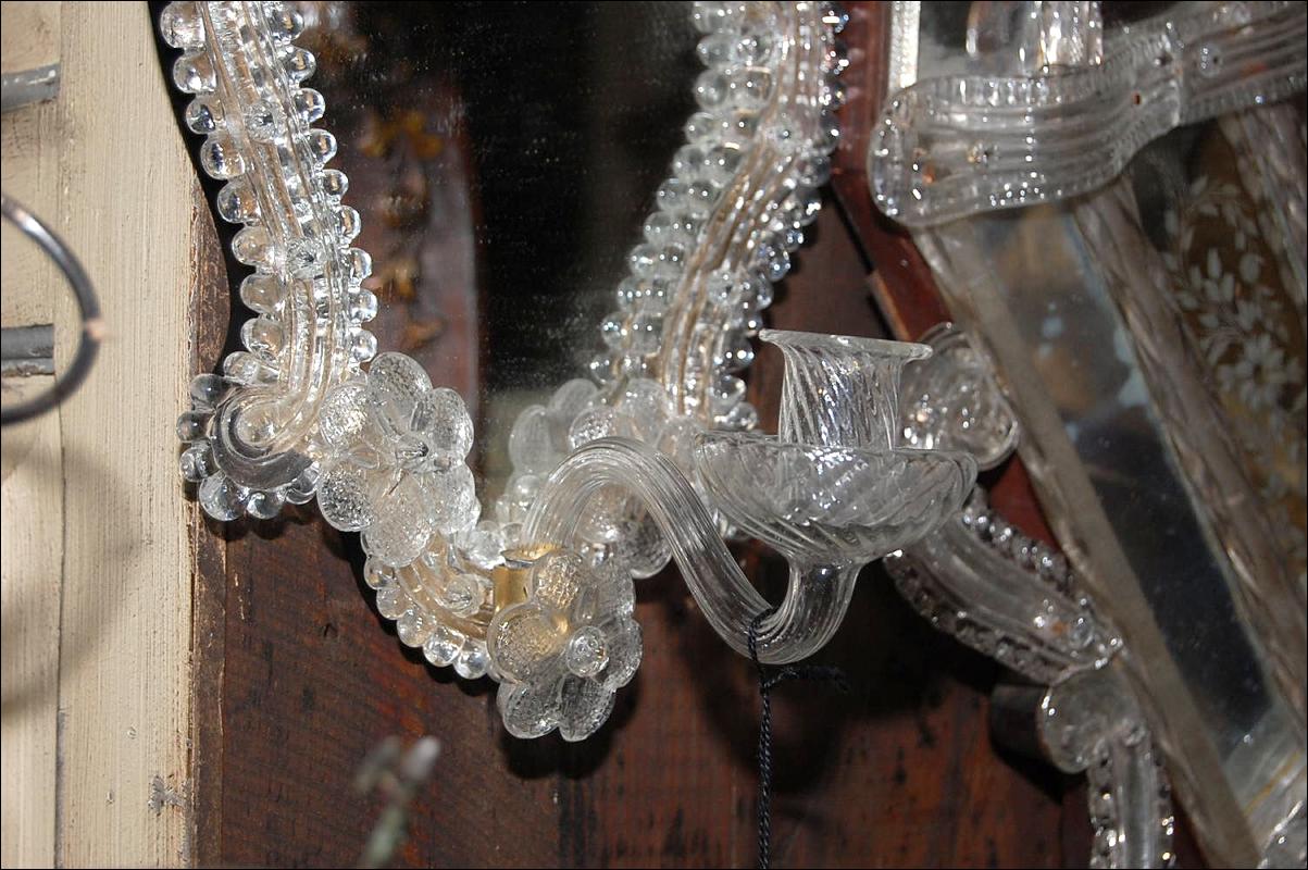 Petite Pair Venetian Style Sconces
