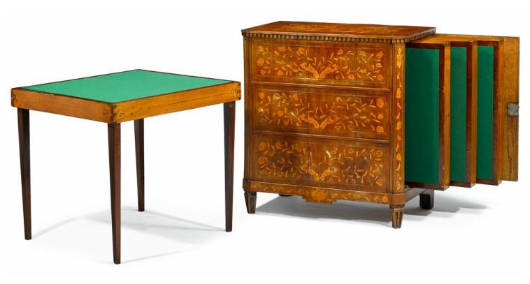 Fine Set of French Games Tables