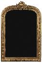 Petite Transitional Giltwood Mirror