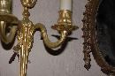 Petite Pair Bronze Sconces