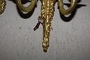 Petite Pair Bronze Sconces
