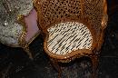 French Caned Corner Chair