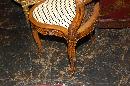 French Caned Corner Chair