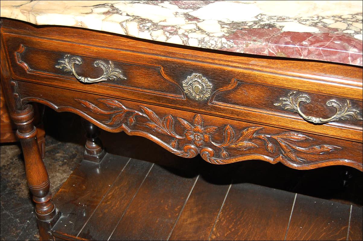 Continental Oak Dessert Table