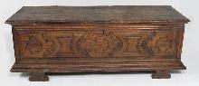 18th Century Italian Carved Trunk