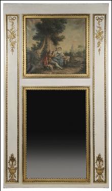 Large Louis XVI Trumeau Mirror