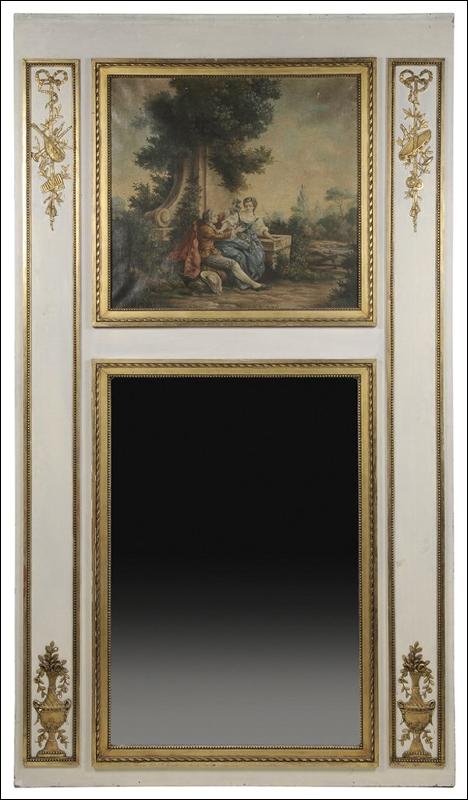 Large Louis XVI Trumeau Mirror