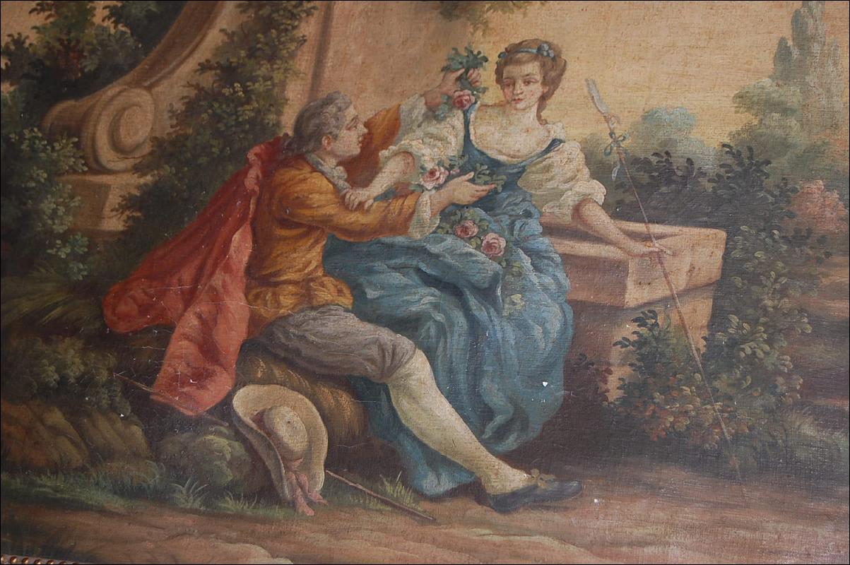 Large Louis XVI Trumeau Mirror