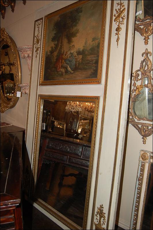 Large Louis XVI Trumeau Mirror