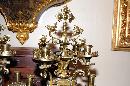 Pair Bronze Candelabra